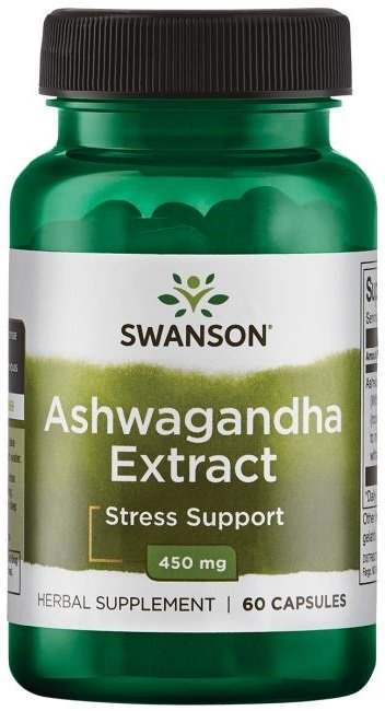 Swanson Ashwagandha Extract, 450mg - 60 caps