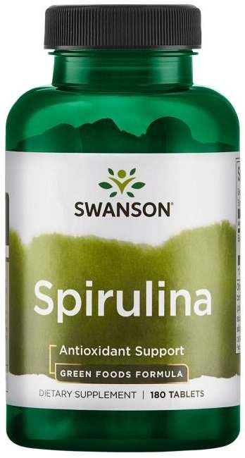 Swanson Spirulina, 500mg - 180 tablets