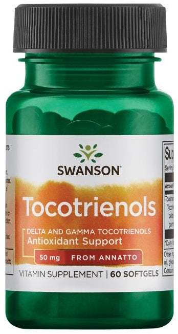 Swanson Tocotrienols, 50mg - 60 softgels