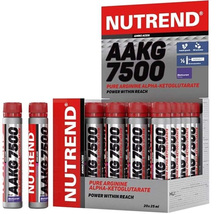 Nutrend AAKG 7500, Blackcurrant - 20 x 25 ml.