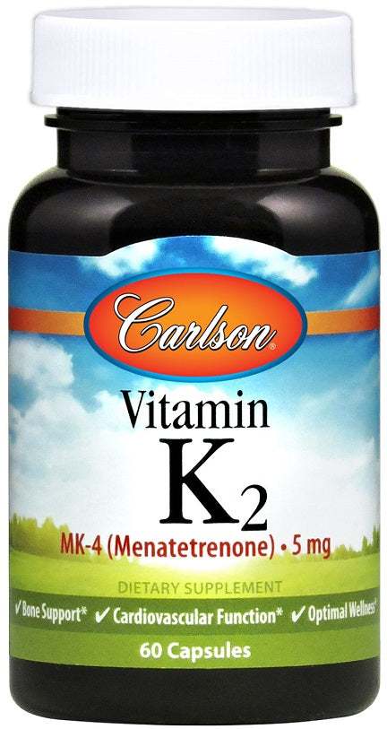 Carlson Labs Vitamin K2 MK-4, 5mg - 60 caps