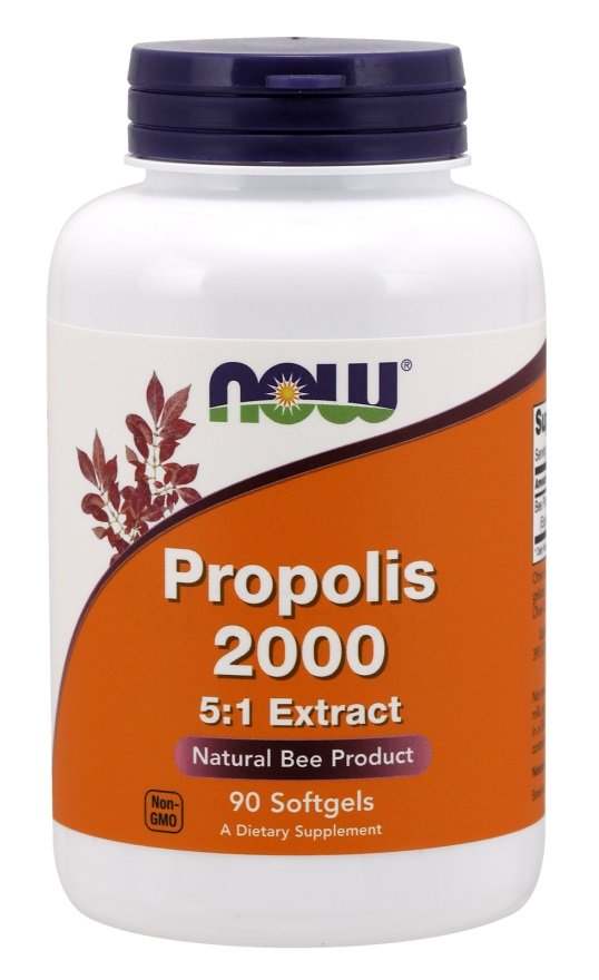 NOW Foods Propolis 2000 5:1 Extract - 90 softgels