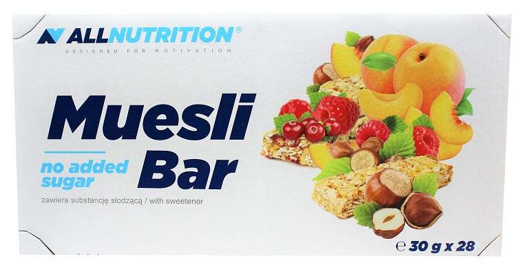 Allnutrition Muesli Bar, Apricot - 28 bars