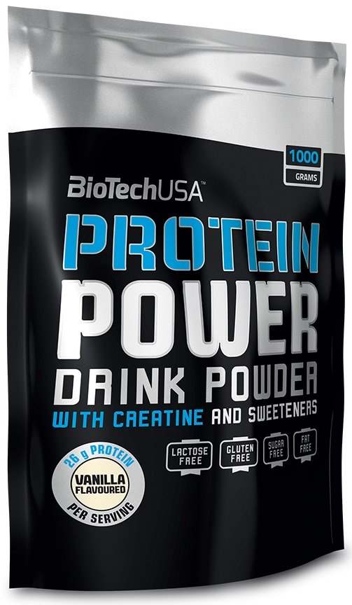 BioTechUSA Protein Power, Vanilla - 1000 grams