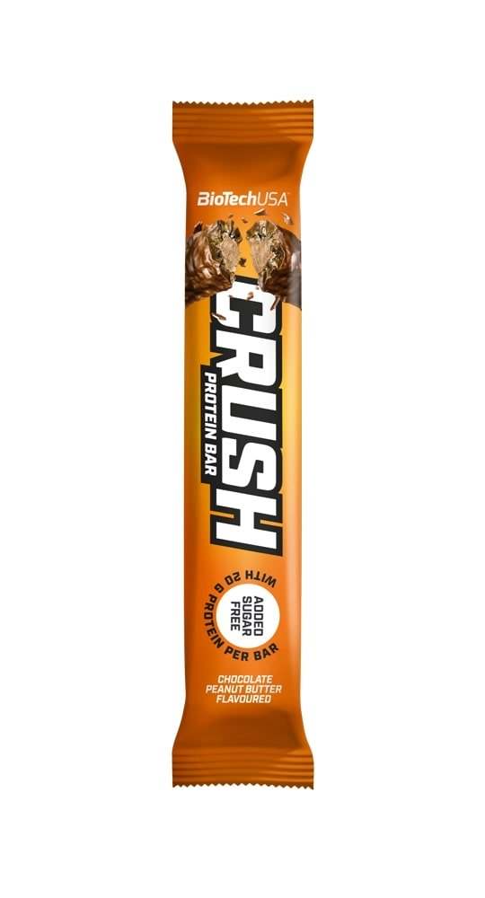 BioTechUSA Crush Bar, Chocolate Peanut Butter - 12 x 64g