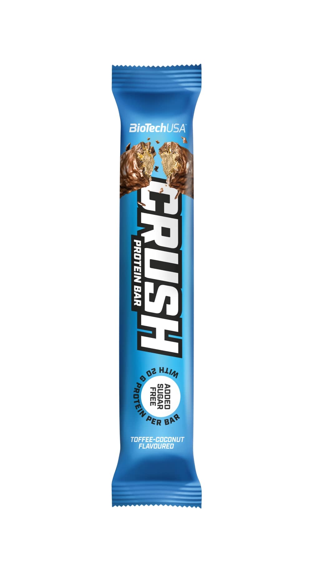 BioTechUSA Crush Bar, Toffee Coconut - 12 x 64g