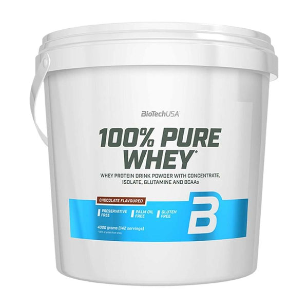 BioTechUSA 100% Pure Whey, Bourbon Vanilla - 4000 grams