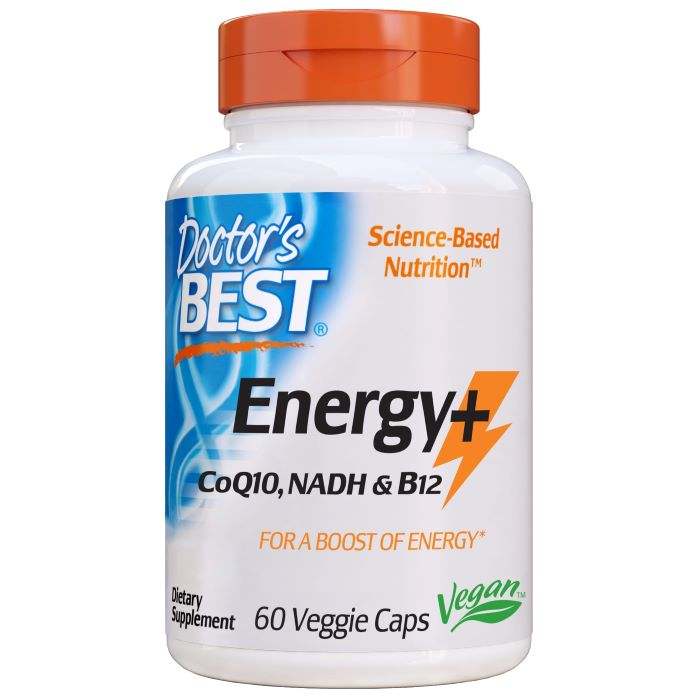 Doctor's Best Energy + CoQ10, NADH & B12 - 60 vcaps