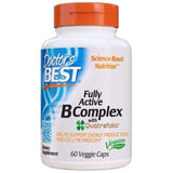 Doctor's Best Fully Active B-Complex with Quatrefolic - 60 vcaps