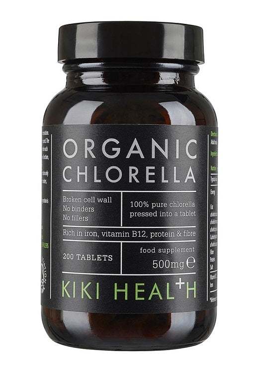 KIKI Health Chlorella Organic, 500mg - 200 tablets