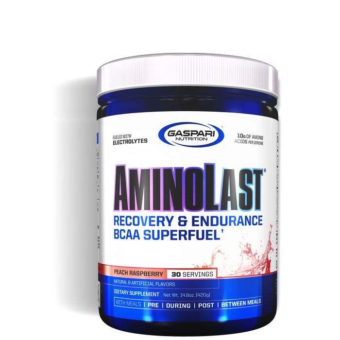 Gaspari Nutrition Aminolast, Peach Raspberry - 420 grams