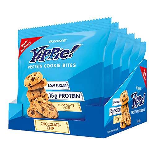 Weider Protein Cookie Bites, Chocolate Chip - 6 x 50g