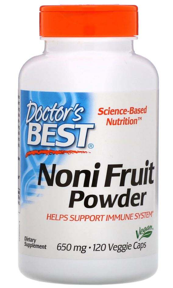 Doctor's Best Noni Fruit Powder, 650mg - 120 vcaps