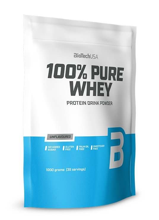 BioTechUSA 100% Pure Whey, Unflavoured - 1000 grams