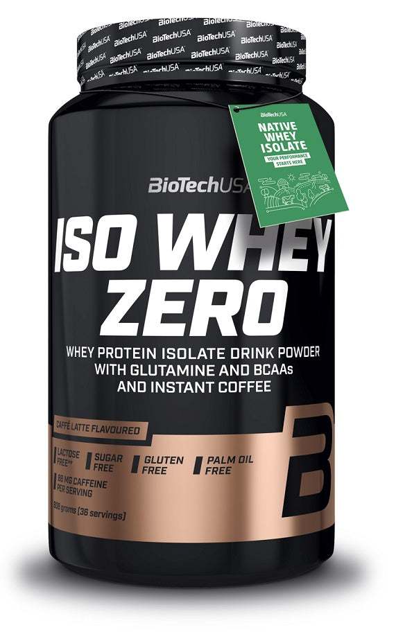 BioTechUSA Iso Whey Zero, Caffe Latte - 908 grams