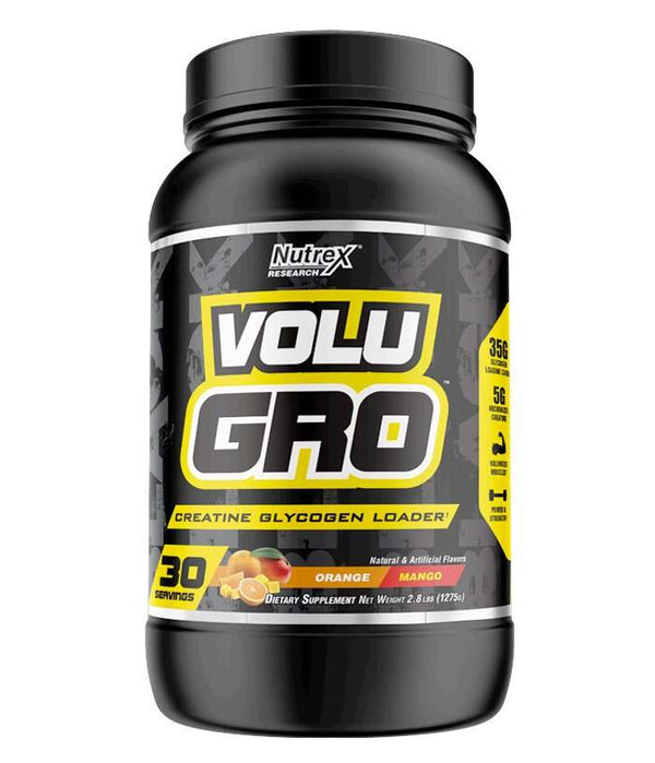 Nutrex Volu Gro, Orange Mango - 1284 grams