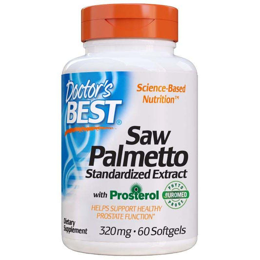 Doctor's Best Saw Palmetto Standardized Extract with Prosterol, 320mg - 60 softgels