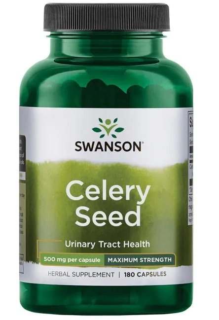 Swanson Celery Seed, 500mg - 180 caps