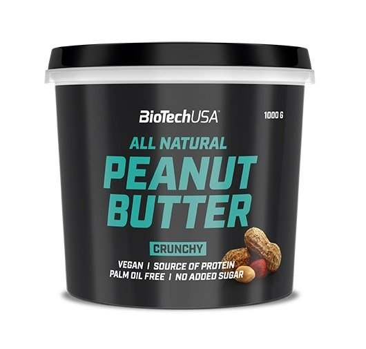 BioTechUSA Peanut Butter, Crunchy - 1000 grams