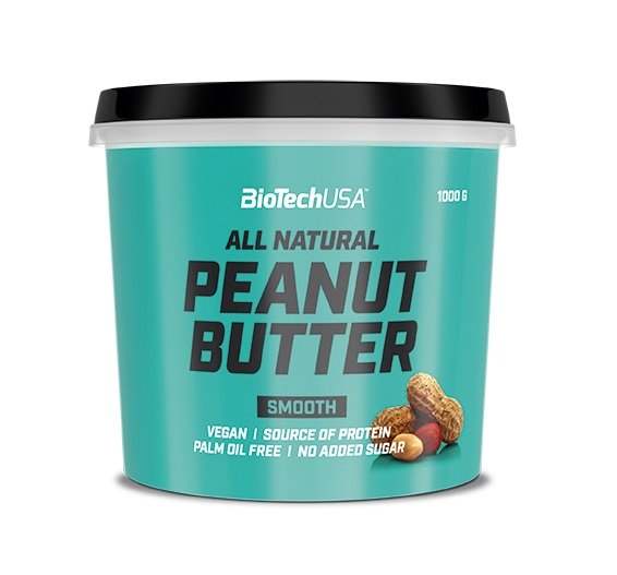 BioTechUSA Peanut Butter, Smooth - 1000 grams