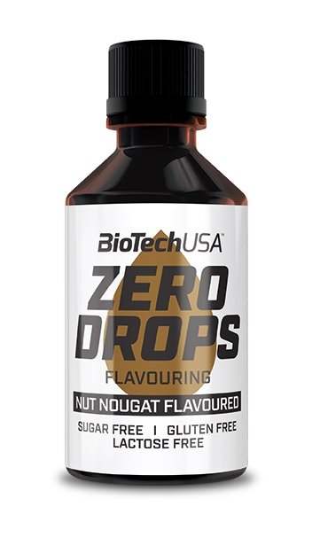 BioTechUSA Zero Drops, Nut Nougat - 50 ml.