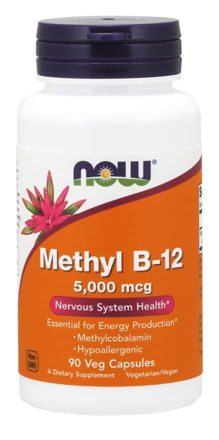 NOW Foods Methyl B-12, 5000mcg - 90 vcaps