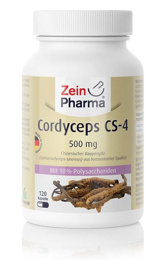 Zein Pharma Cordyceps CS-4, 500mg - 120 caps