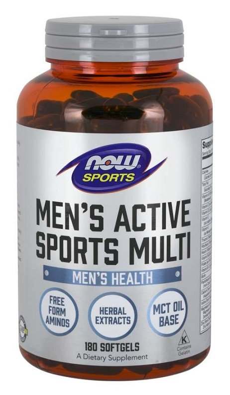 NOW Foods Men's Active Sports Multi - 180 softgels