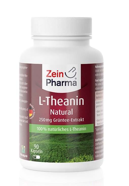 Zein Pharma L-Theanin Natural, 250mg - 90 caps