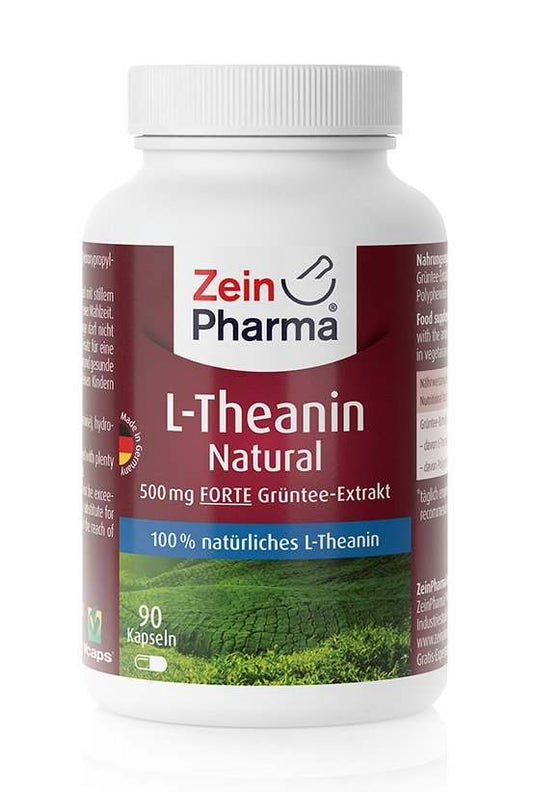 Zein Pharma L-Theanin Natural, 500mg - 90 caps