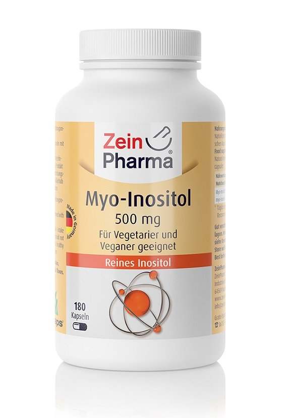 Zein Pharma Myo-Inositol, 500mg - 180 caps