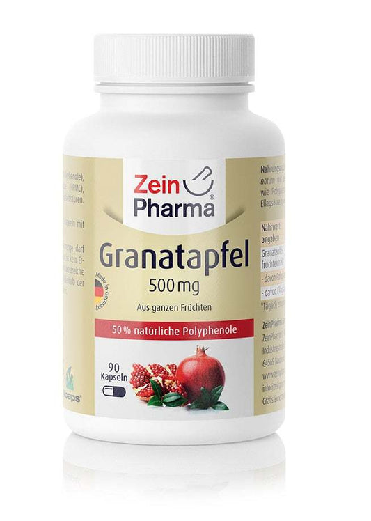 Zein Pharma Pomegranate, 500mg - 90 caps