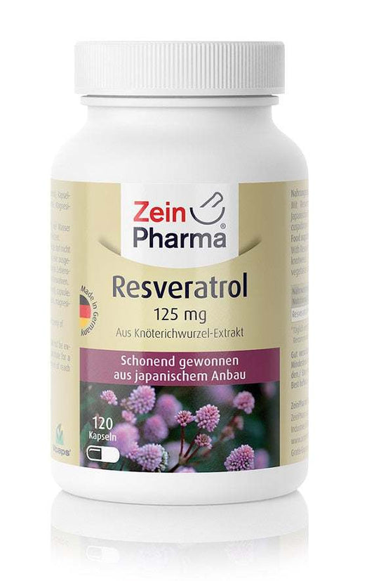 Zein Pharma Resveratrol, 125mg - 120 caps