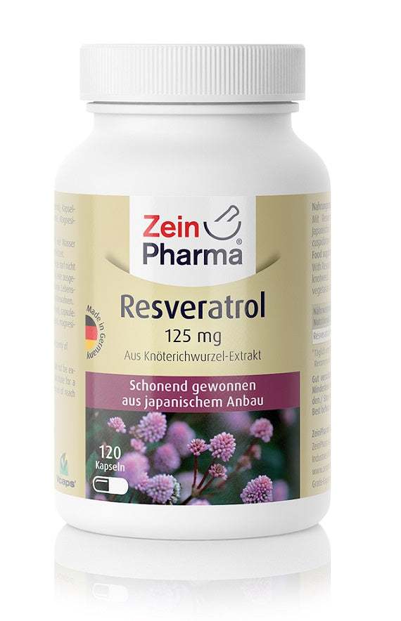 Zein Pharma Resveratrol, 125mg - 120 caps