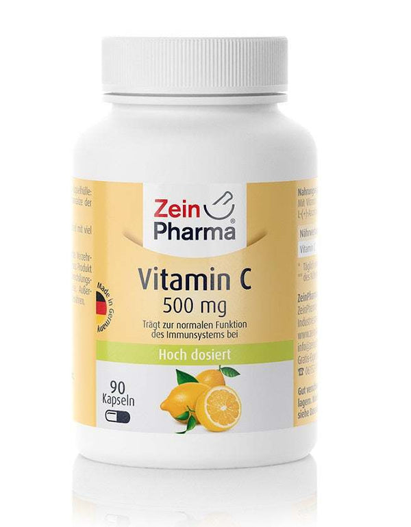 Zein Pharma Vitamin C, 500mg - 90 caps