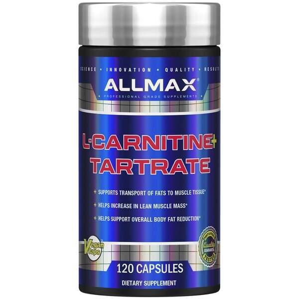 AllMax Nutrition L-Carnitine + Tartrate - 120 caps