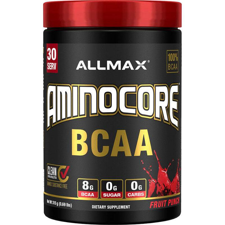 AllMax Nutrition Aminocore BCAA, Fruit Punch - 315 grams