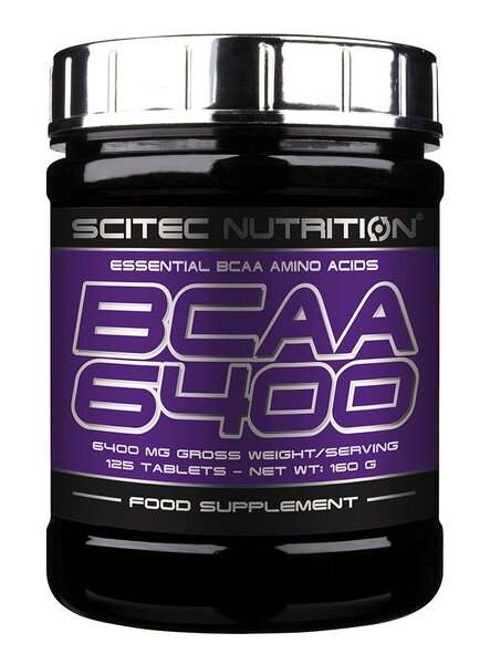 SciTec BCAA 6400 - 125 tablets