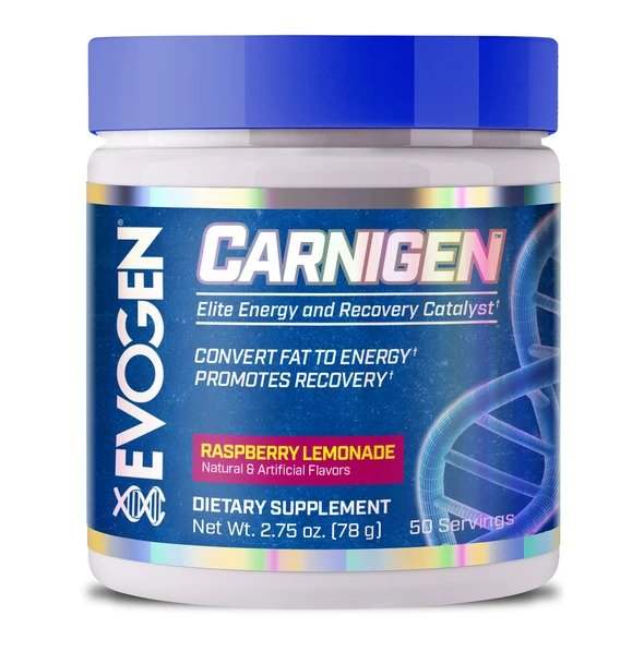 Evogen Carnigen Powder, Raspberry Lemonade - 78 grams