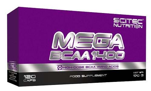 SciTec Mega BCAA 1400 - 120 caps