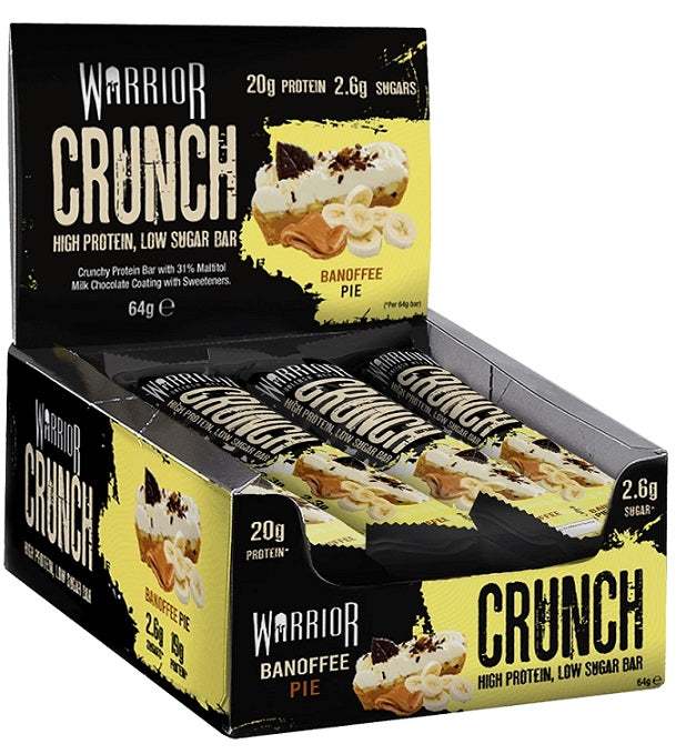 Warrior Crunch Bar, Banoffee Pie - 12 bars