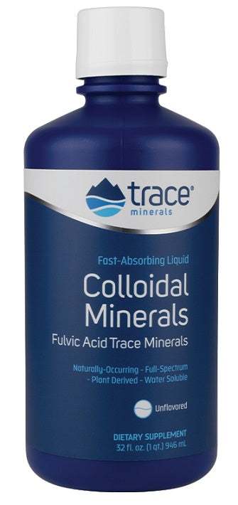 Trace Minerals Colloidal Minerals, Unflavored - 946 ml.