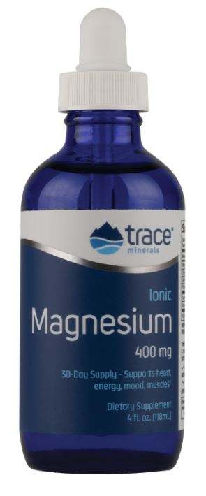 Trace Minerals Ionic Magnesium, 400mg - 59 ml.