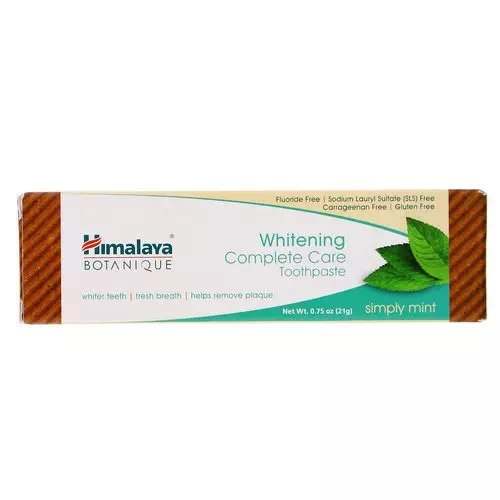 Himalaya Whitening Complete Care Toothpaste, Simply Mint - 150 grams