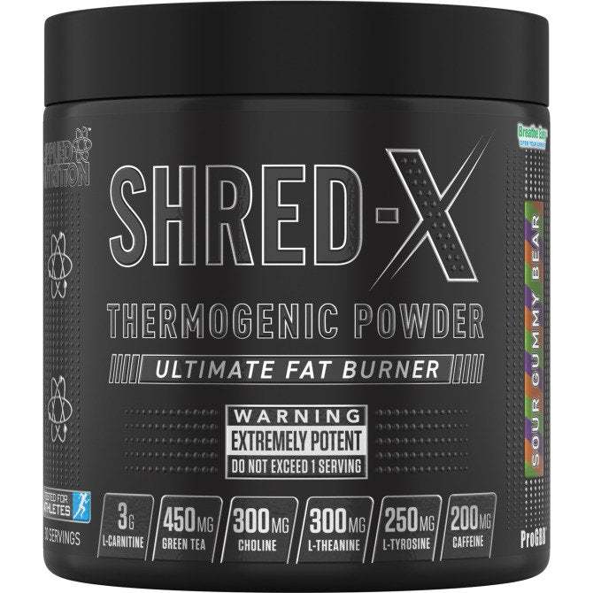 Applied Nutrition Shred-X Powder, Sour Gummy Bear - 300 grams