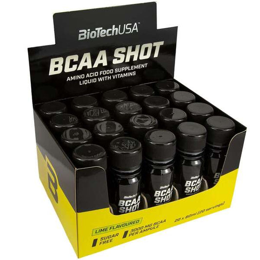 BioTechUSA BCAA Shot, Lime - 20 x 60 ml.