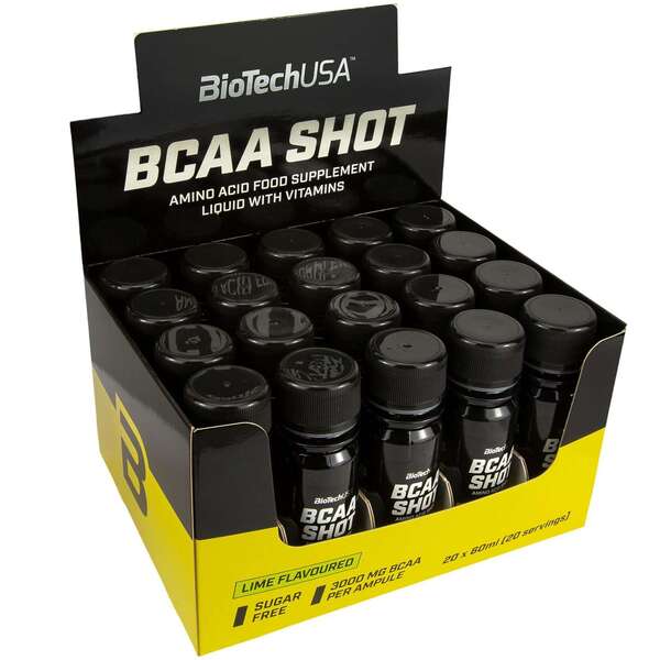 BioTechUSA BCAA Shot, Lime - 20 x 60 ml.