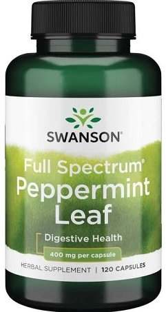 Swanson Full Spectrum Peppermint Leaf, 400mg - 120 caps