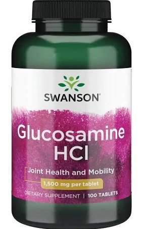 Swanson Glucosamine HCl, 1500mg - 100 tablets