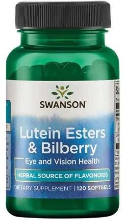 Swanson Lutein Esters & Bilberry - 120 softgels